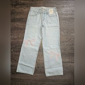 Abercrombie Low Rise Baggy Jean
